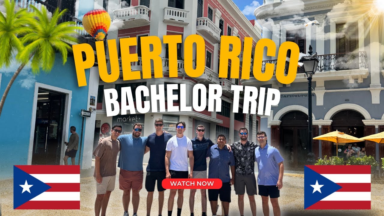 Puerto Rico Bachelor Party | El Yunque Rainforest, Old San Juan, Cave Tubing & Island Adventures