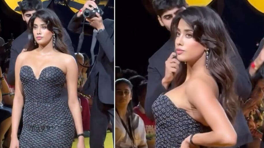 Footage: Janhvi Kapoor Units The Ramp On Hearth At Lakme Style Week