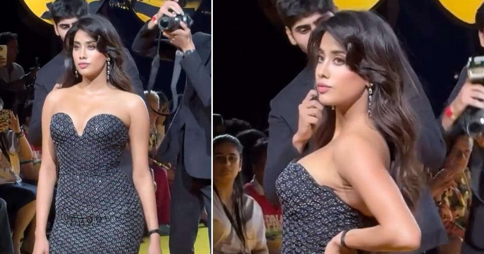 Footage: Janhvi Kapoor Units The Ramp On Hearth At Lakme Style Week