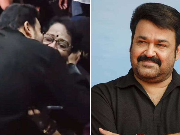 VIDEO: Mohanlal kisses Prithviraj Sukumaran’s mom at L2: Empuraan’s screening