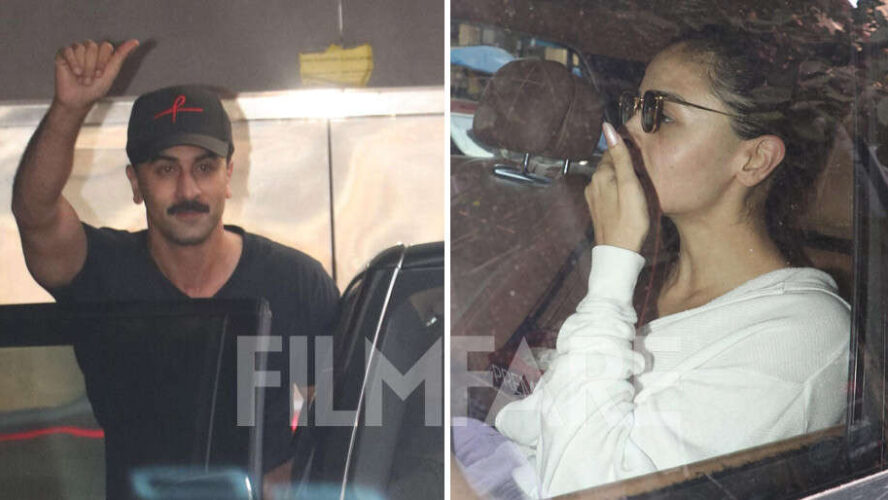Footage: Alia Bhatt And Ranbir Kapoor Clicked In The Metropolis