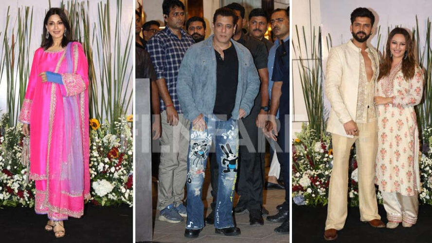 Salman Khan’s Eid bash: Sonakshi Sinha, Zaheer Iqbal & extra attend