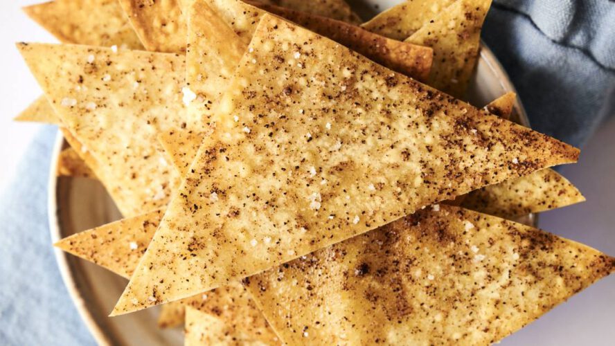 Baked Wonton Chips {Crispy, Crunchy & Completely Customizable}