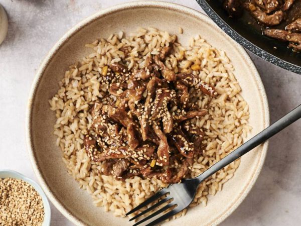 Sesame Beef {Higher Than Takeout in 30 Minutes}