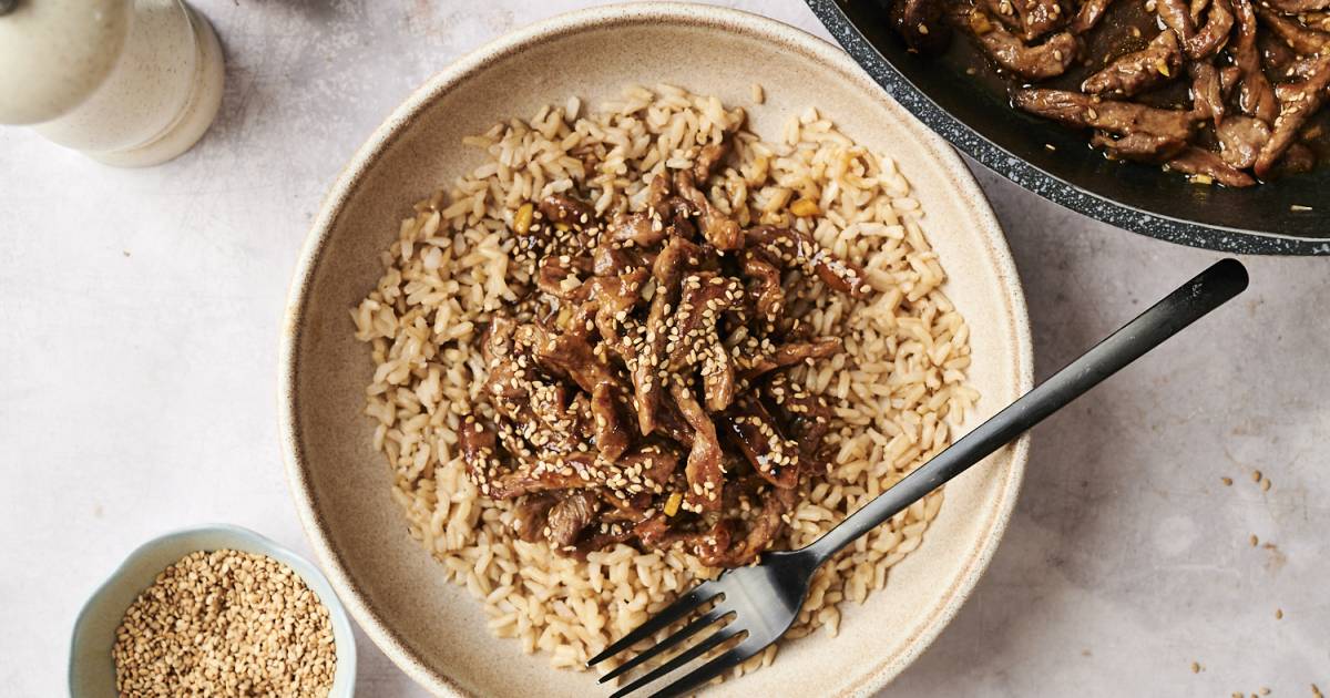 Sesame Beef {Higher Than Takeout in 30 Minutes}