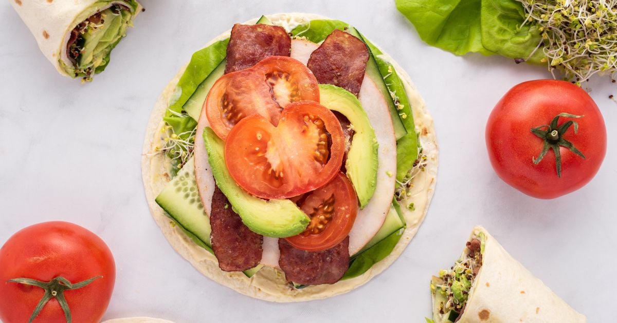 Turkey BLT Wraps {Good for an Straightforward Lunch!}