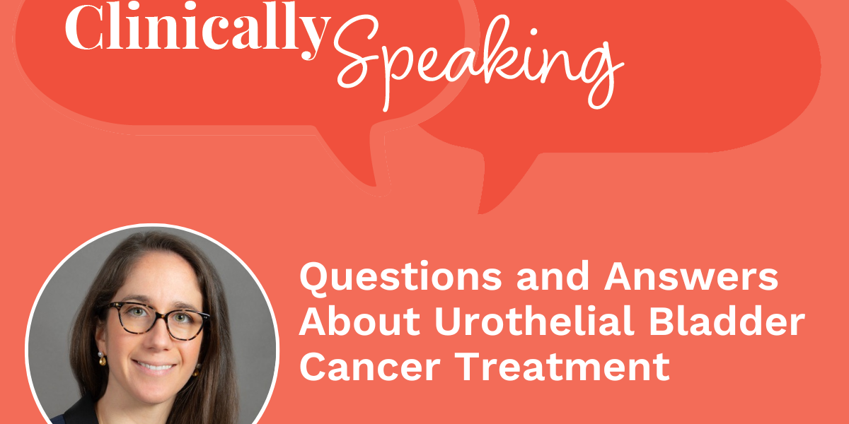 Q&A About Urothelial Bladder Most cancers Therapy