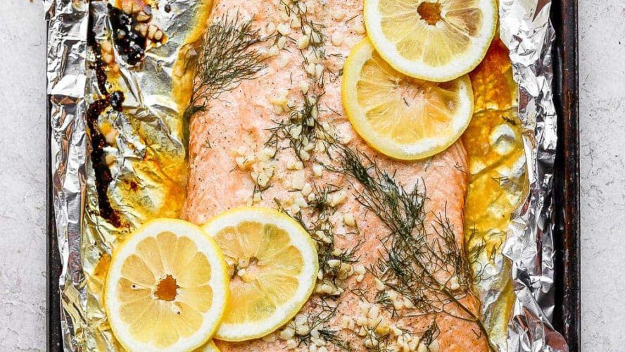 Straightforward Oven-Baked Salmon Recipe in Foil- Match Foodie Finds