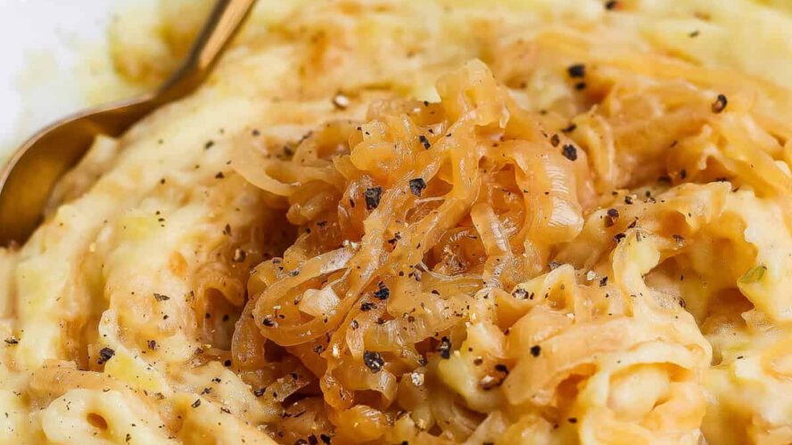 Caramelized Onion Mashed Potatoes Recipe