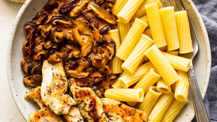 Creamy Hen Mushroom Pasta Recipe