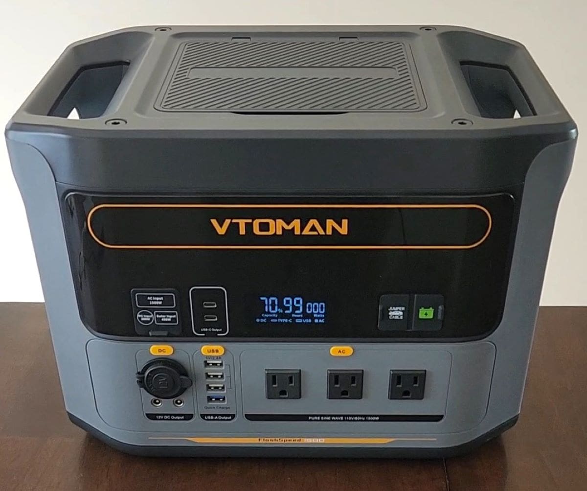 How We Truly Use our VTOMAN Energy Station When the Energy Goes Out