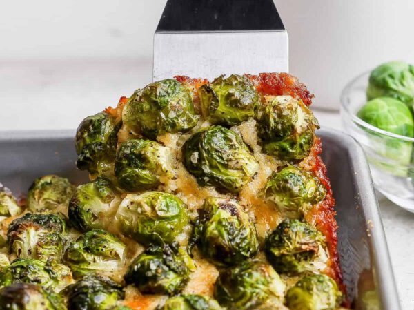Parmesan Crusted Brussels Sprouts – Match Foodie Finds
