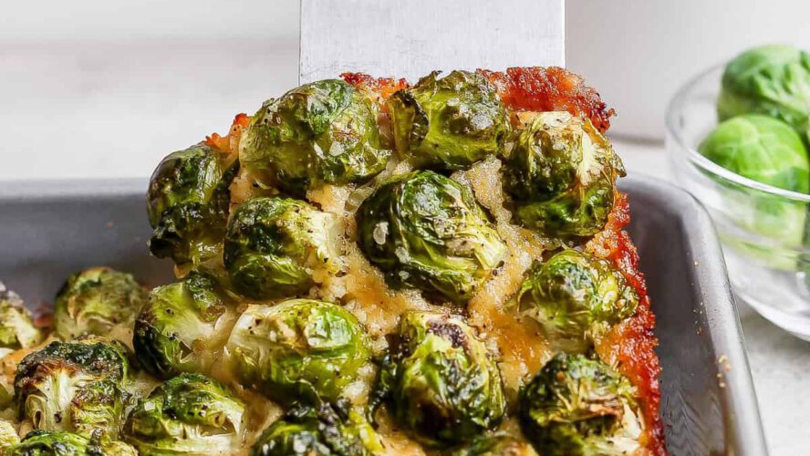 Parmesan Crusted Brussels Sprouts – Match Foodie Finds