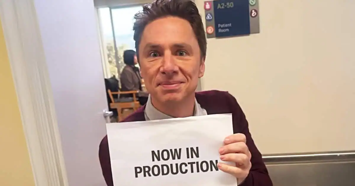 Scrubs revival video confirms manufacturing has begun