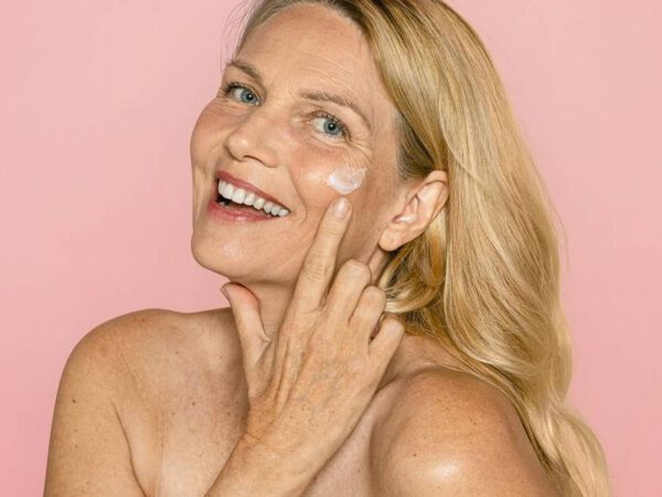 Vaginal estrogen cream for the face