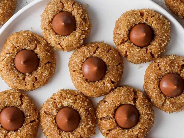 Flourless Peanut Butter Blossoms – Match Foodie Finds