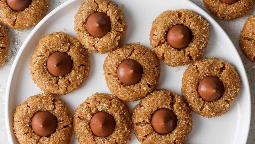 Flourless Peanut Butter Blossoms – Match Foodie Finds