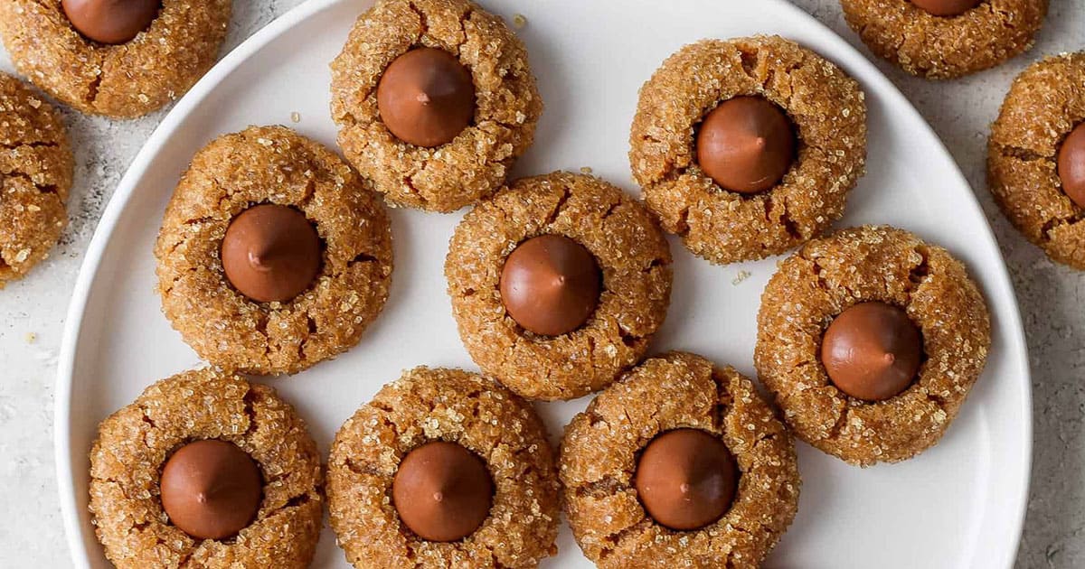 Flourless Peanut Butter Blossoms – Match Foodie Finds