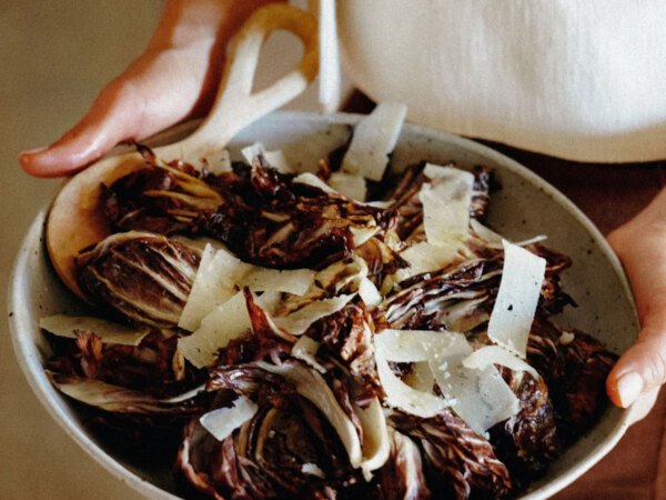 Roasted Radicchio with Manchego