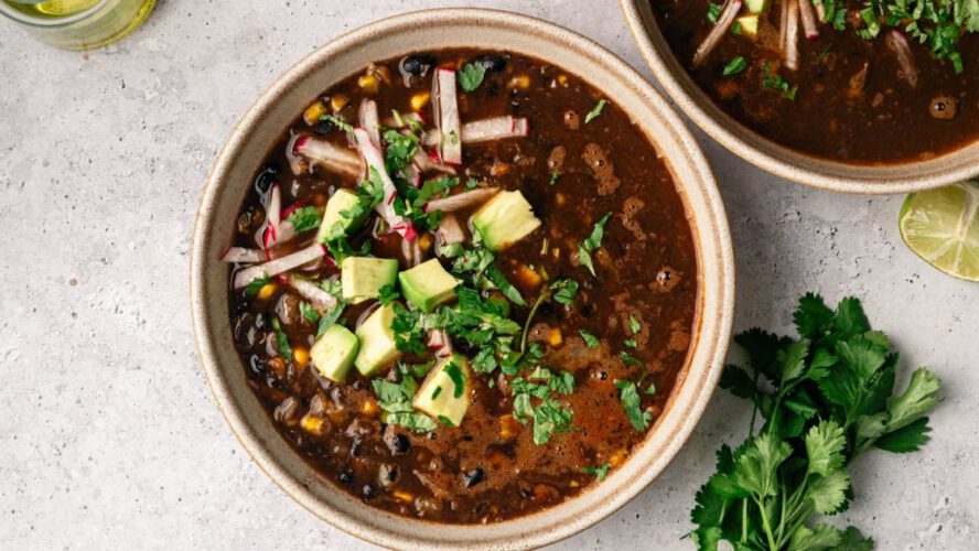 Spicy Black Bean and Corn Soup {Cozy, Zesty & WW-Pleasant!}