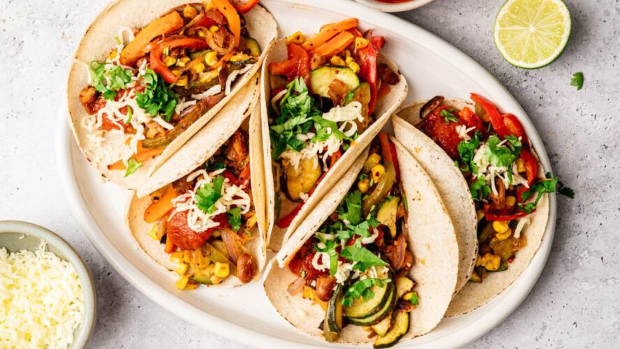Vegetable Fajitas (Fast and Straightforward!) {Fast, Straightforward, and Full of Veggies!}