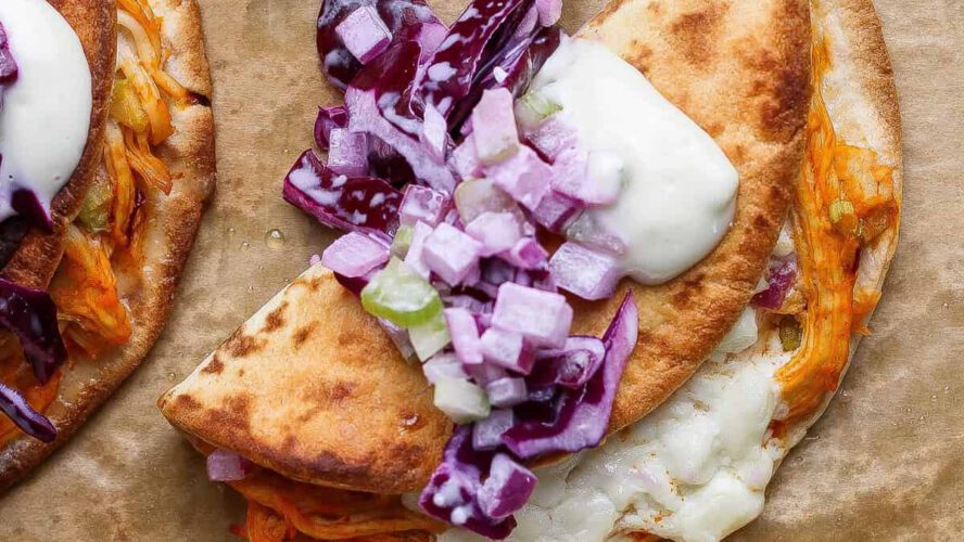 Sheet Pan Buffalo Hen Tacos