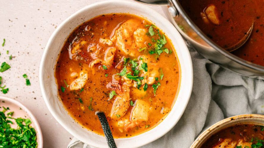 Fish and Shrimp Stew {Cozy, Taste Packed & Naturally Low Carb!}