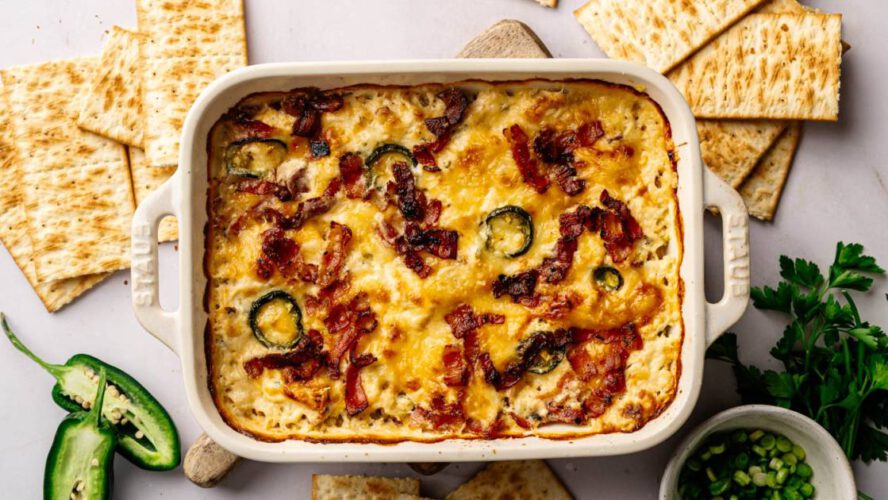 Excessive Protein Jalapeño Popper Rooster Dip