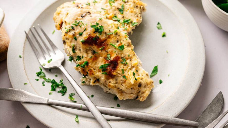 5 Ingredient Greek Yogurt Parmesan Hen