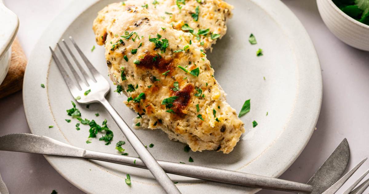 5 Ingredient Greek Yogurt Parmesan Hen