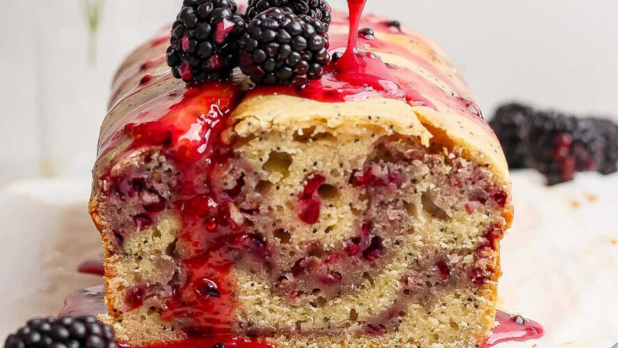 Blackberry Lemon Poppy Seed Loaf