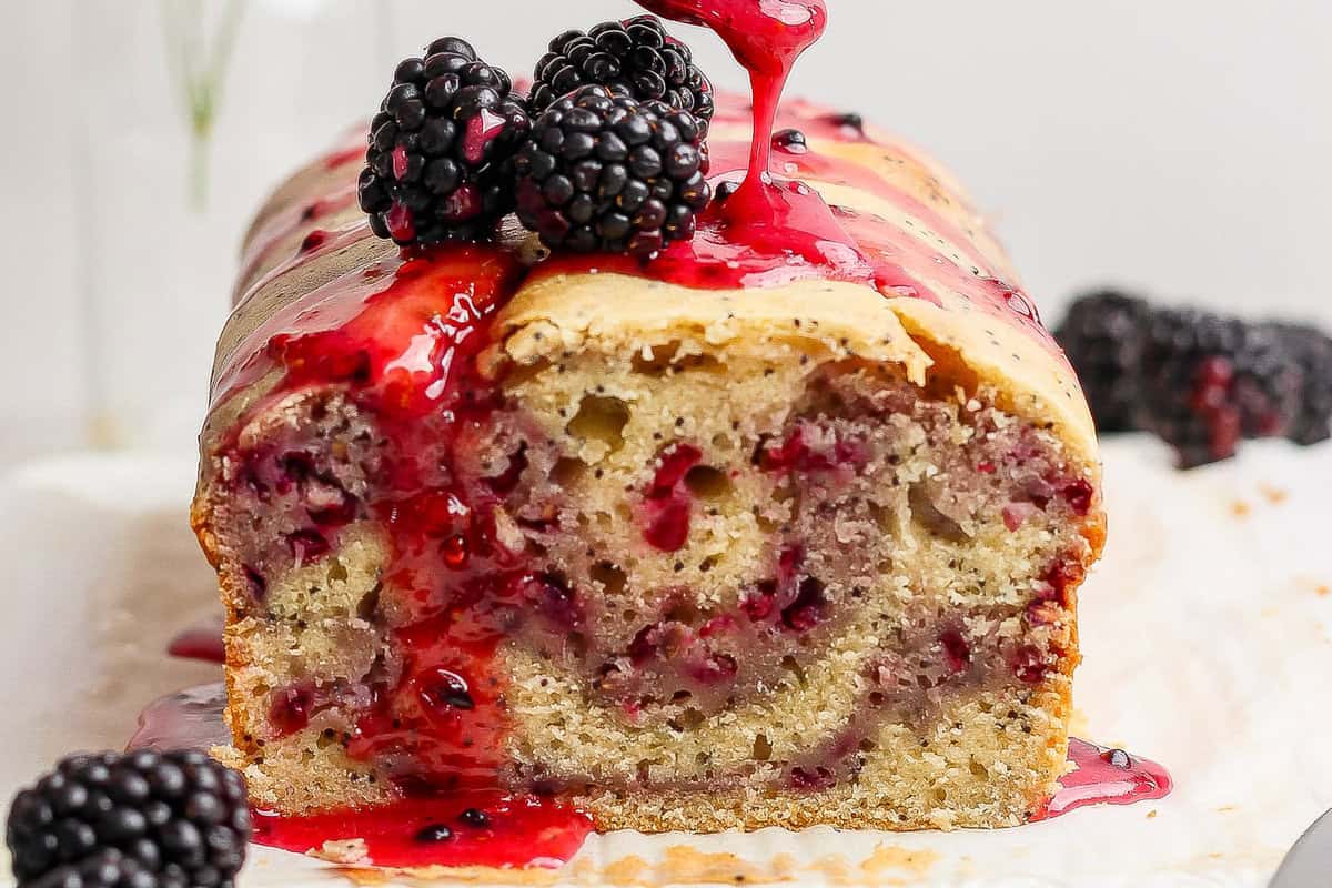 Blackberry Lemon Poppy Seed Loaf