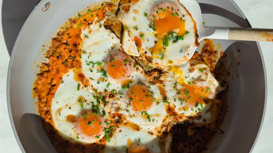 Viral Heavy Cream Fried Eggs
