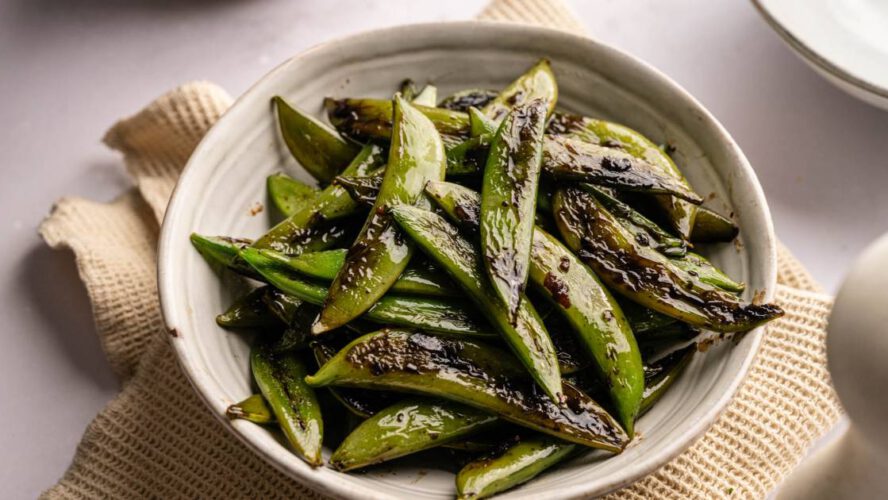 Garlic Sugar Snap Peas – {5 Substances & Prepared Quick}