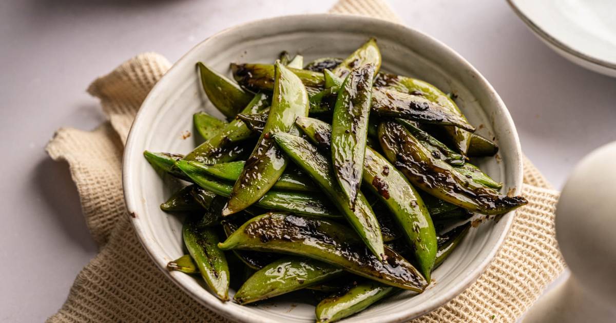 Garlic Sugar Snap Peas – {5 Substances & Prepared Quick}