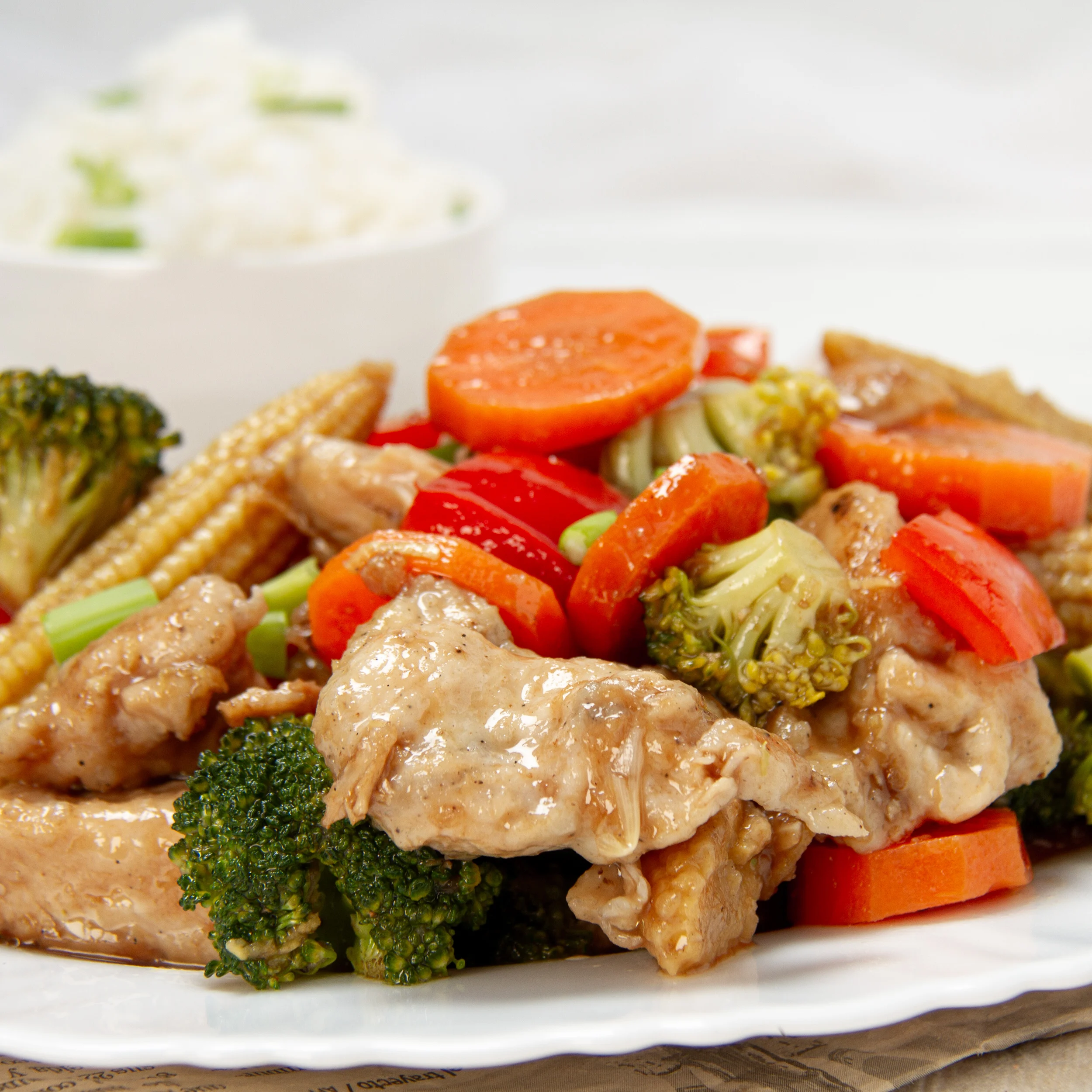 Wholesome Rooster Stir Fry – Drizzle Me Skinny!