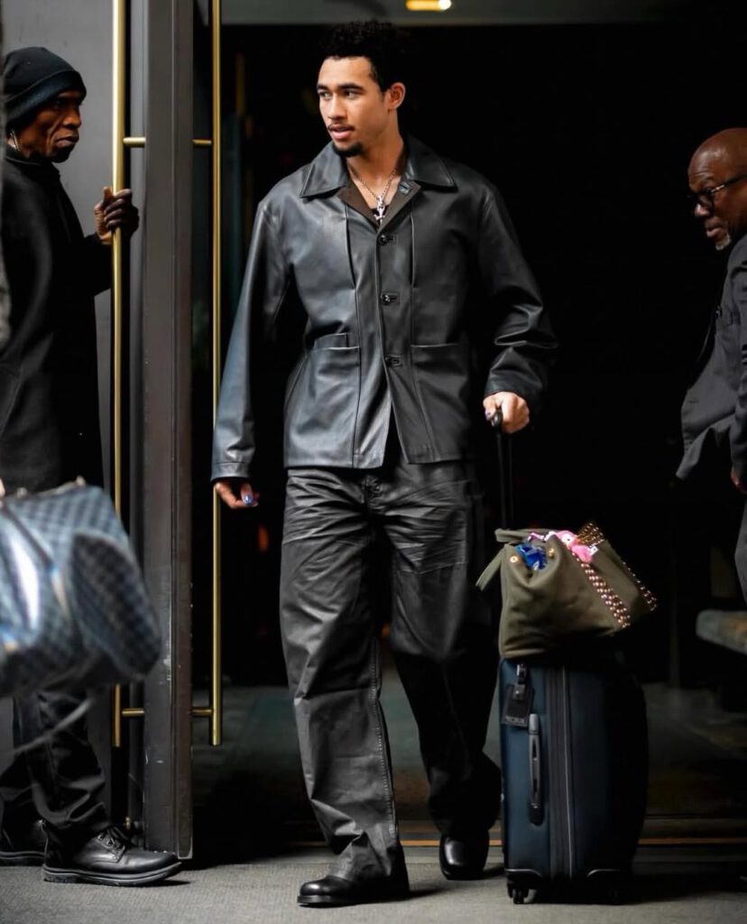 Double Leather Is The New Double Denim In Menswear