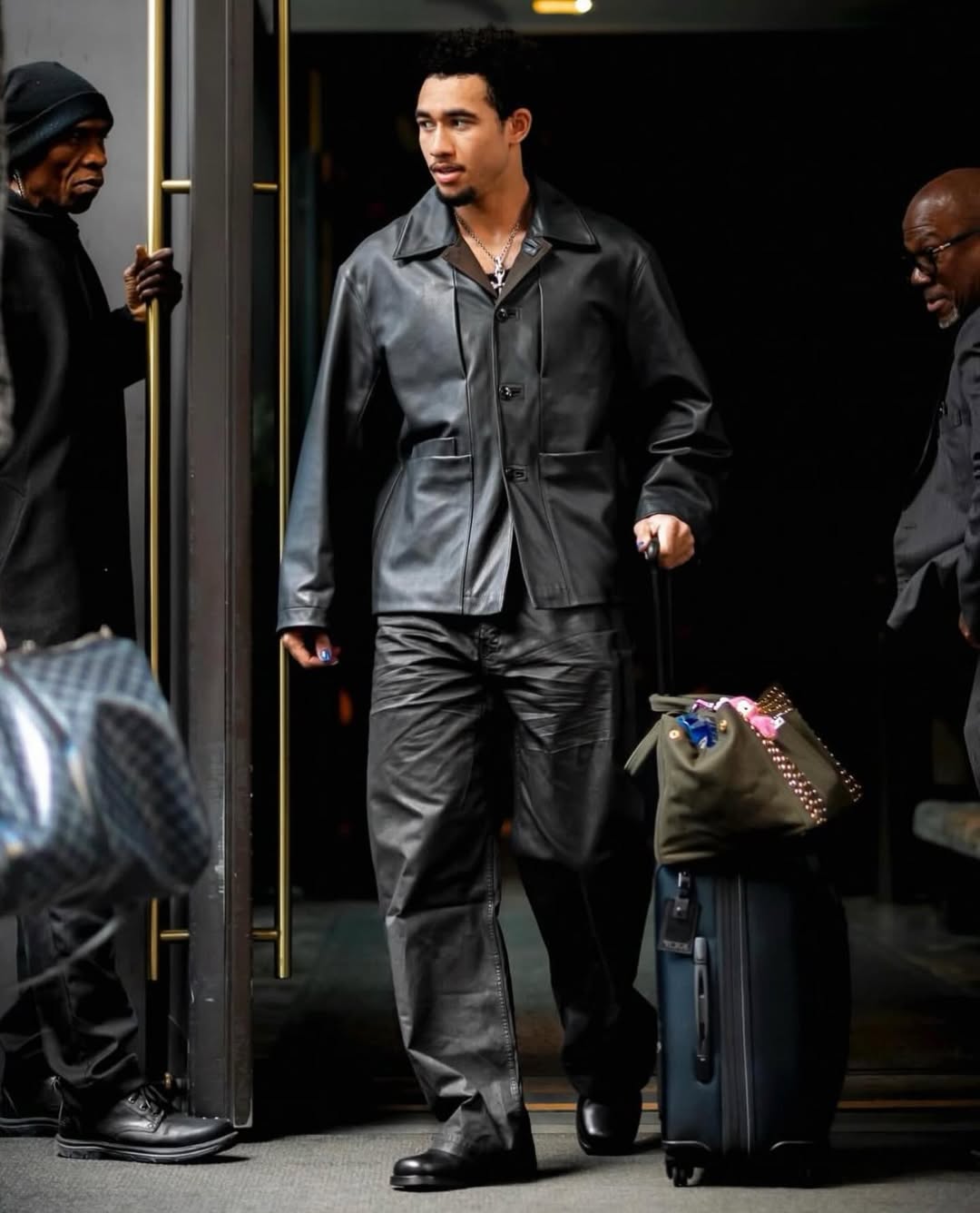 Double Leather-based Is The New Double Denim In Menswear