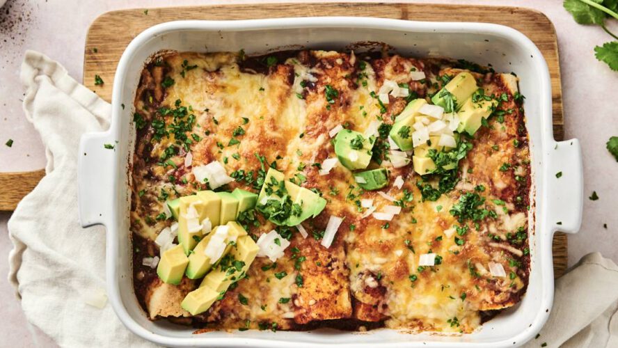 Floor Turkey Enchiladas – {Tacky, Saucy & Weeknight-Pleasant}