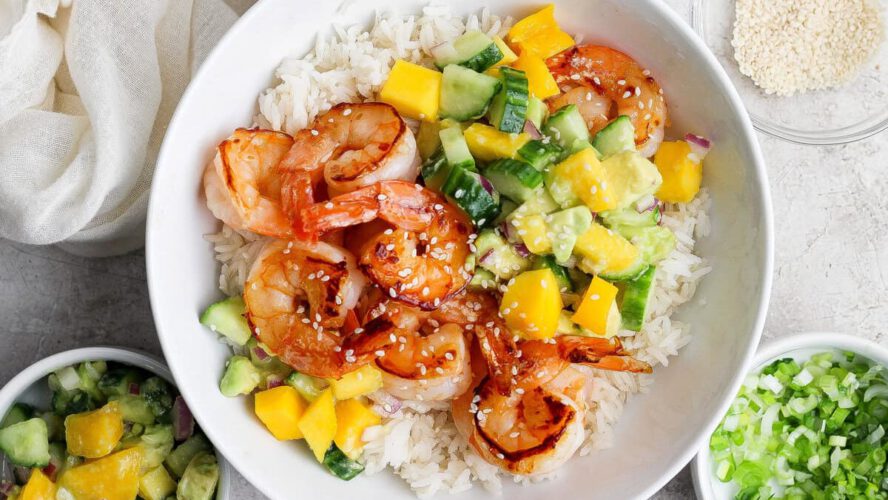 Sizzling Honey Shrimp Bowls (Straightforward Dinner Thought!)
