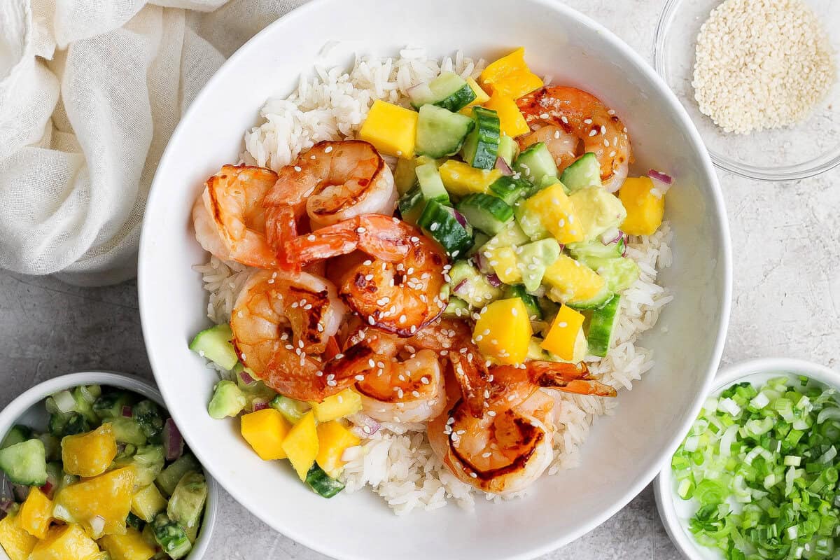 Sizzling Honey Shrimp Bowls (Straightforward Dinner Thought!)
