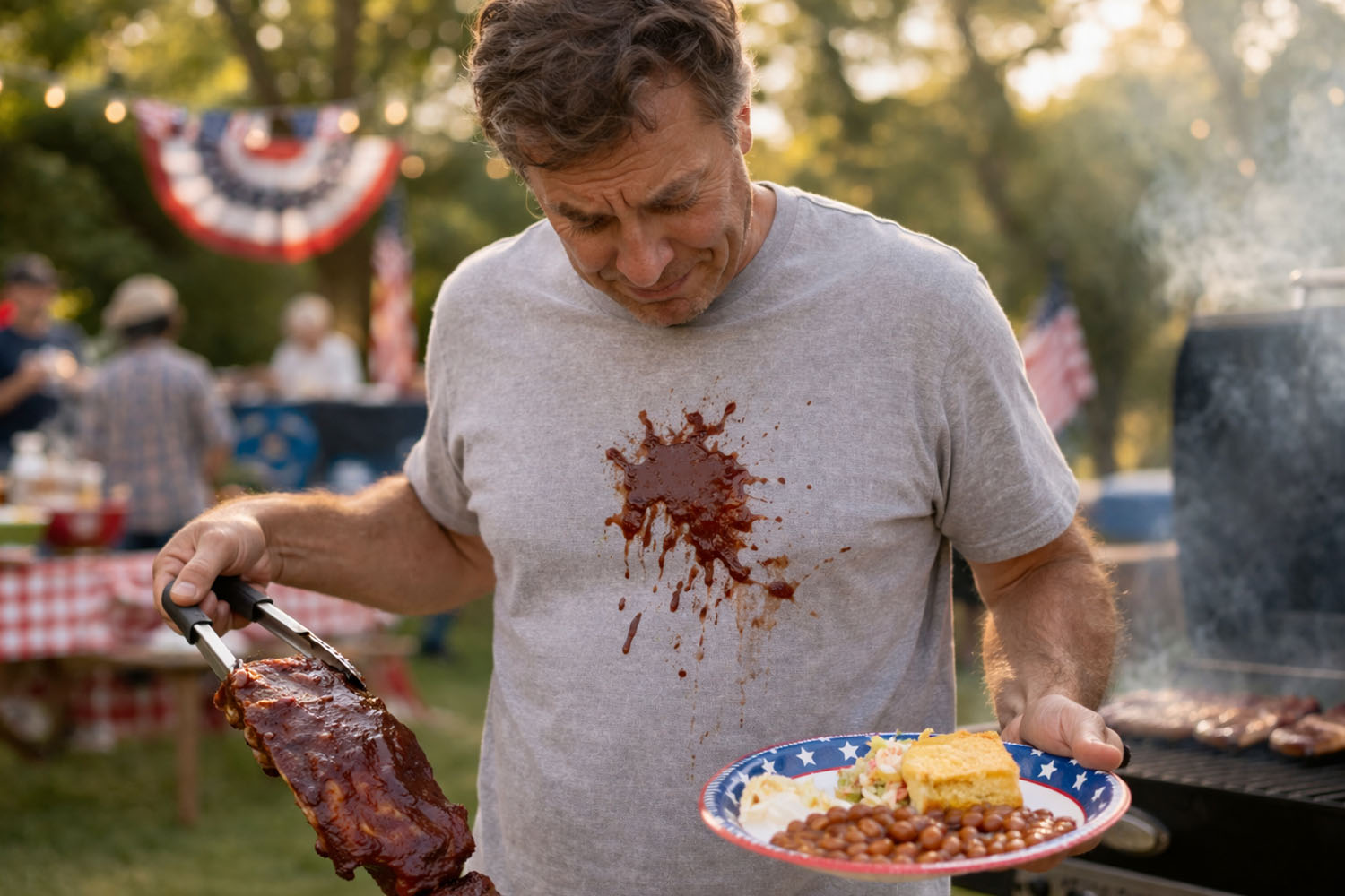 Find out how to Get BBQ Sauce Out of Garments (It is 4 Stains, Not One)