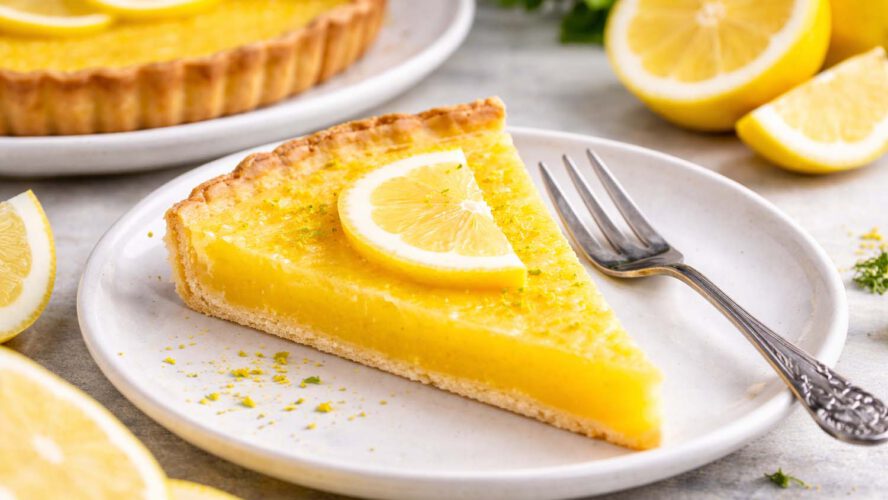 Luscious Lemon Tart Recipe (Silky Lemon Curd Filling)