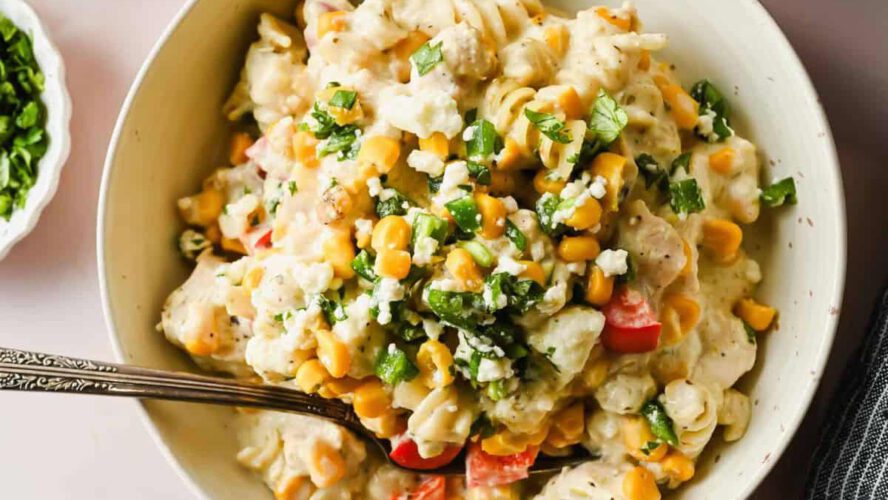 Baked Road Corn Pasta (One Pan Meal!)