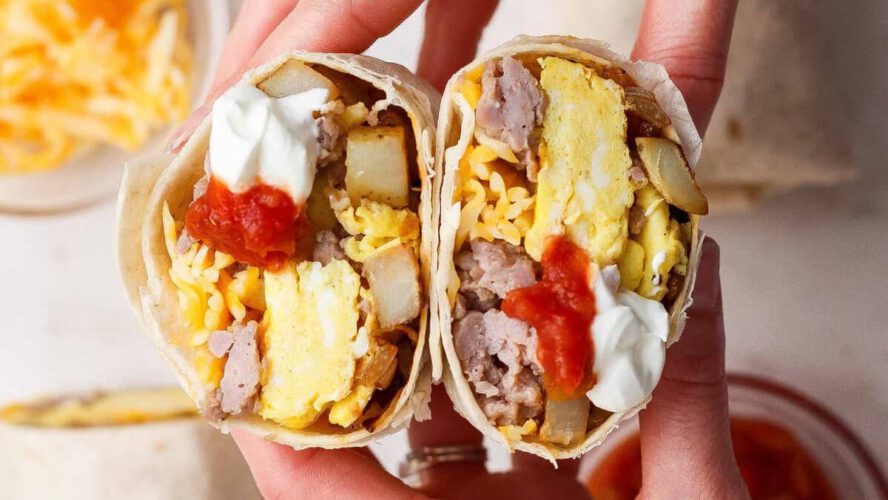 Breakfast Burrito Recipe (Make-Forward or Contemporary)