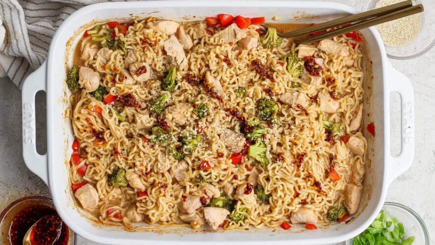 Straightforward Baked Ramen Noodles