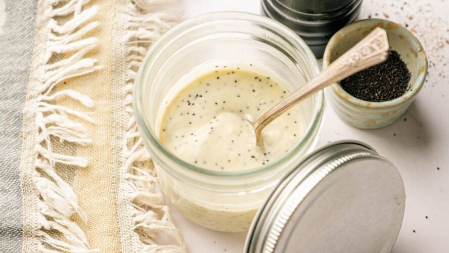 Wholesome Poppyseed Dressing – {5 Minutes, Lightened Up!}