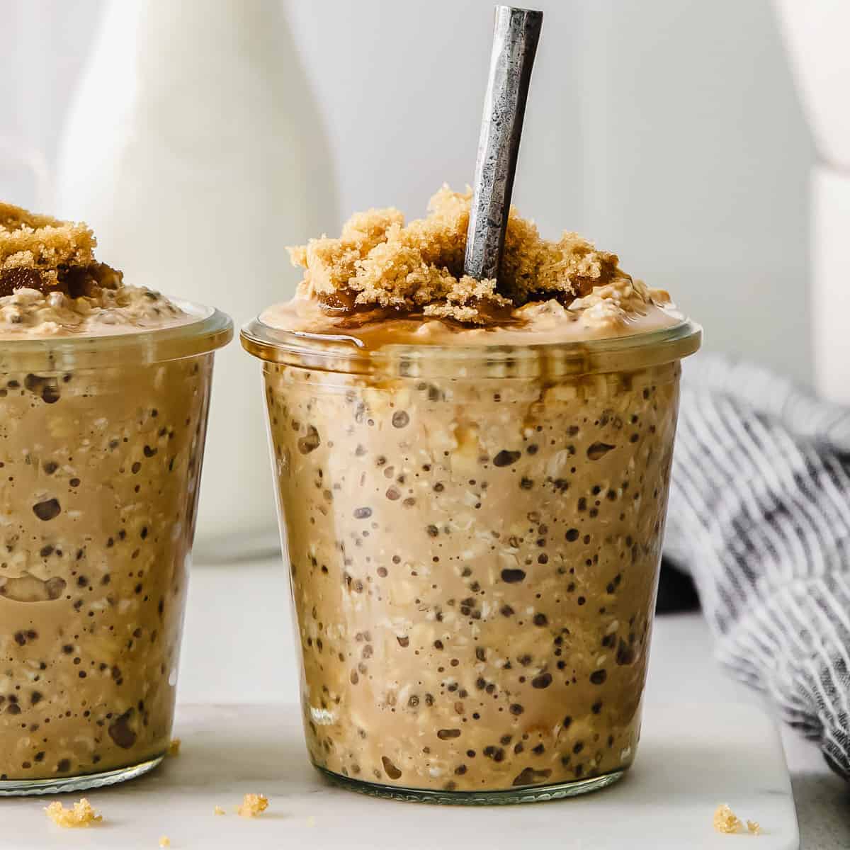 Brown Sugar Shaken Espresso In a single day Oats (Straightforward Meal Prep!)