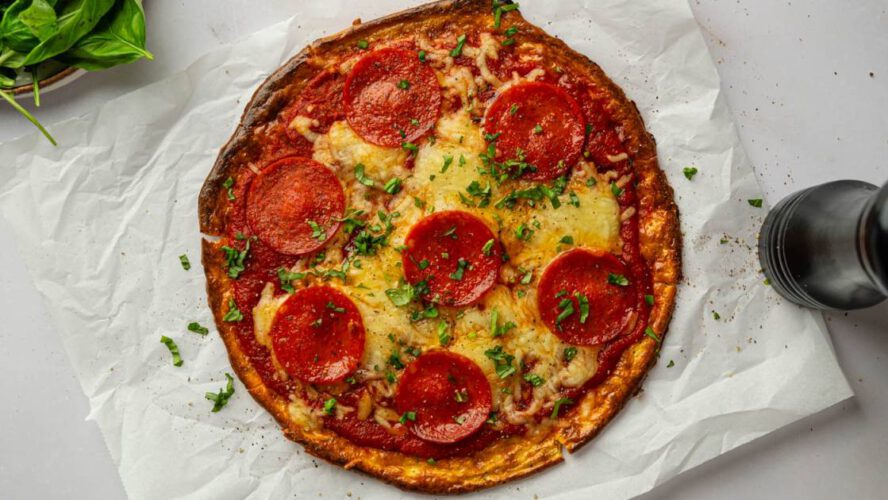 Cottage Cheese Flatbread Pizza – {Excessive-Protein & Gluten-Free!}