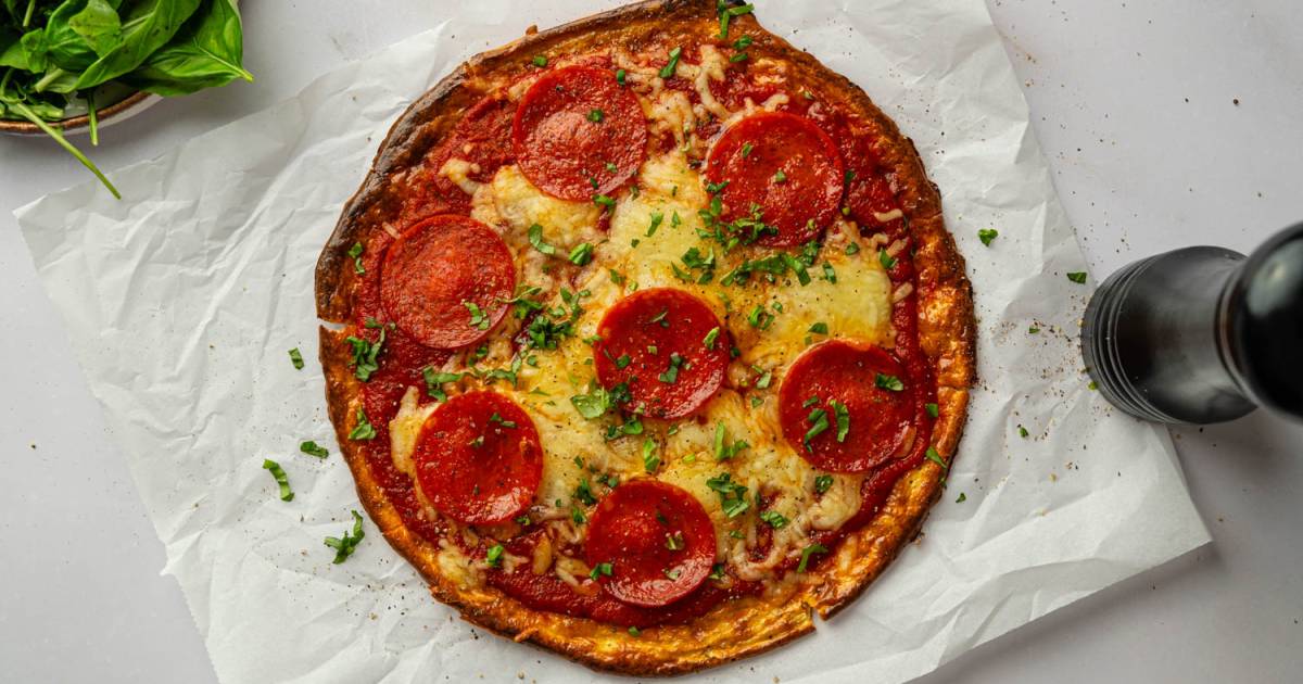 Cottage Cheese Flatbread Pizza – {Excessive-Protein & Gluten-Free!}
